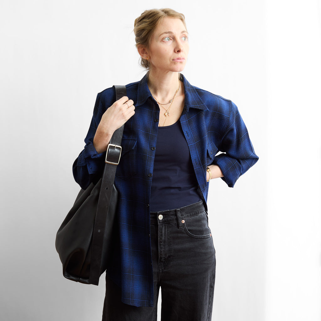 model wearing XL central boho 