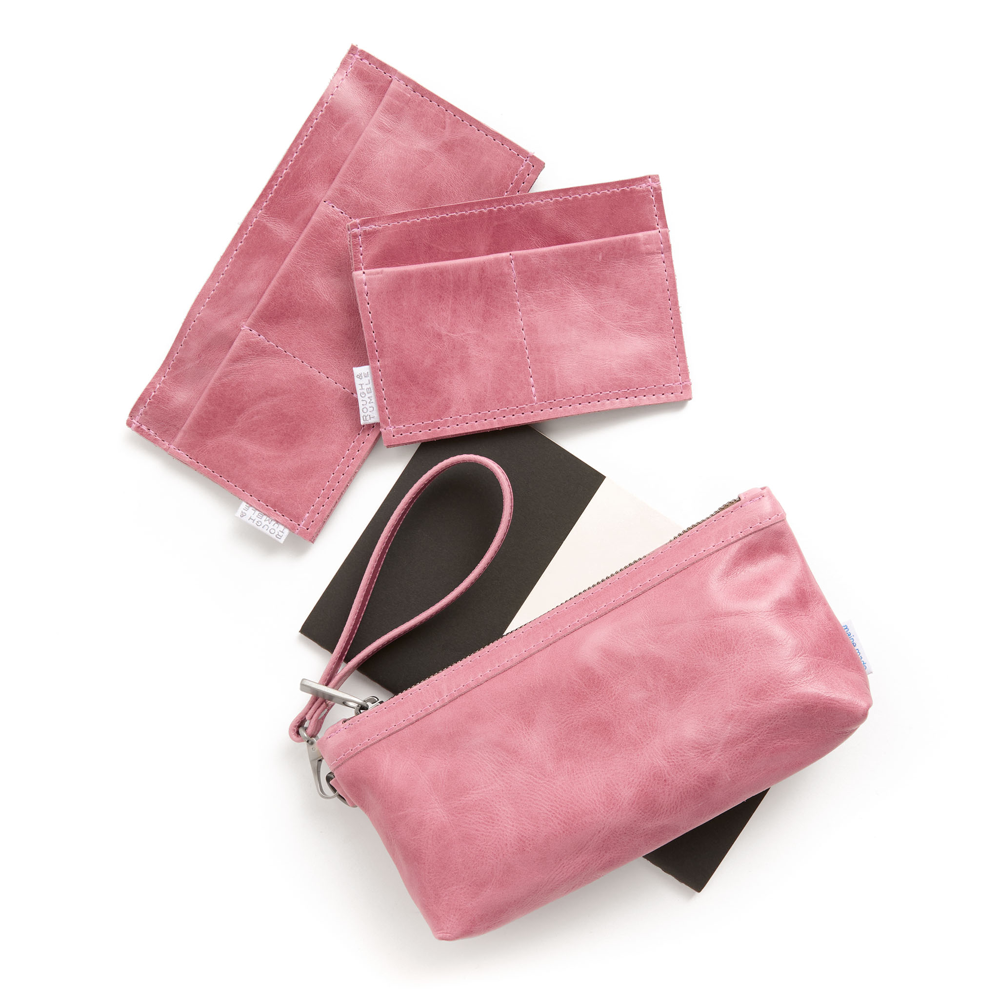 card holder duo with trio and zip pouch medium in charm