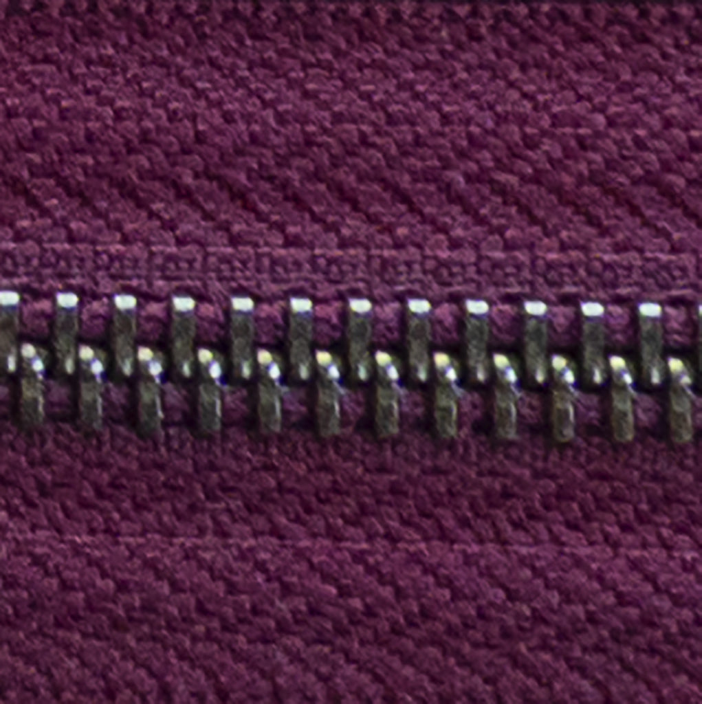 berry | nickel | zipper swatch – Rough & Tumble