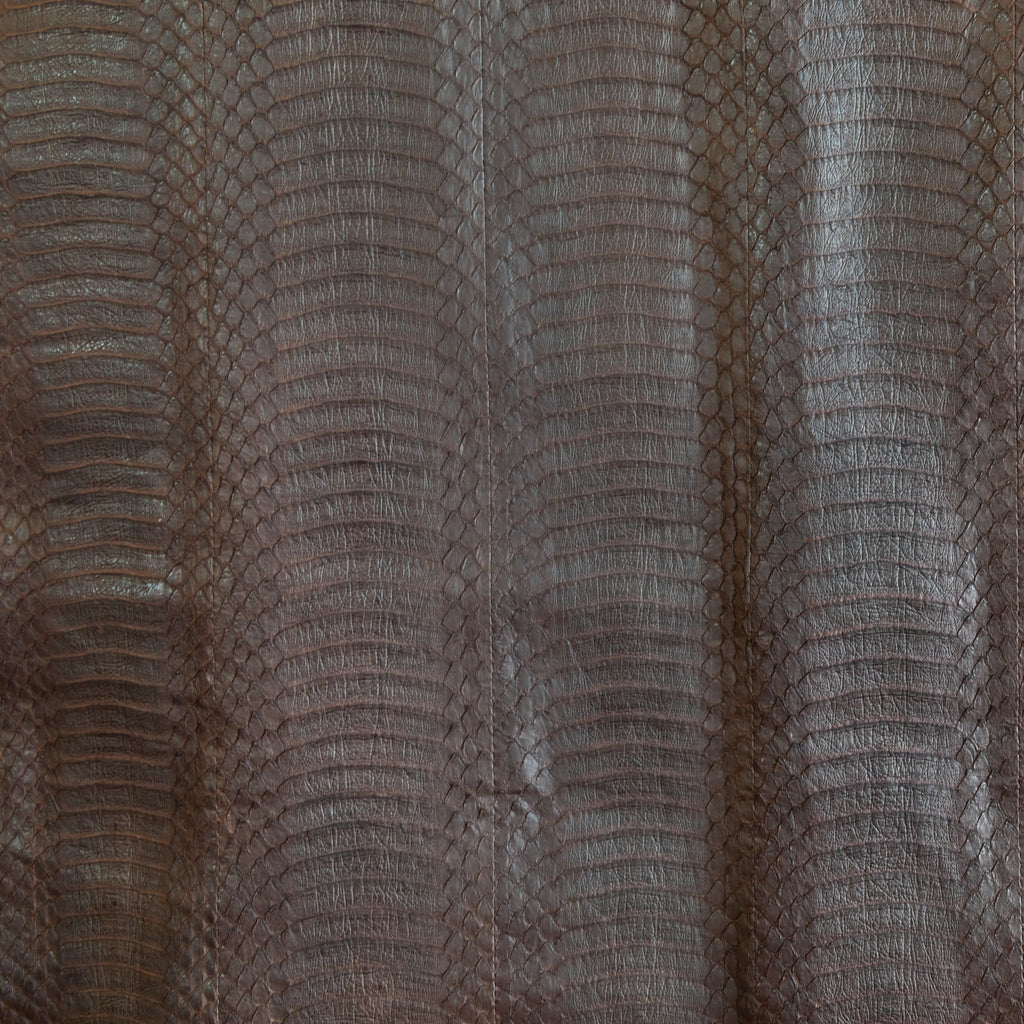 dark brown python | swatch – Rough & Tumble
