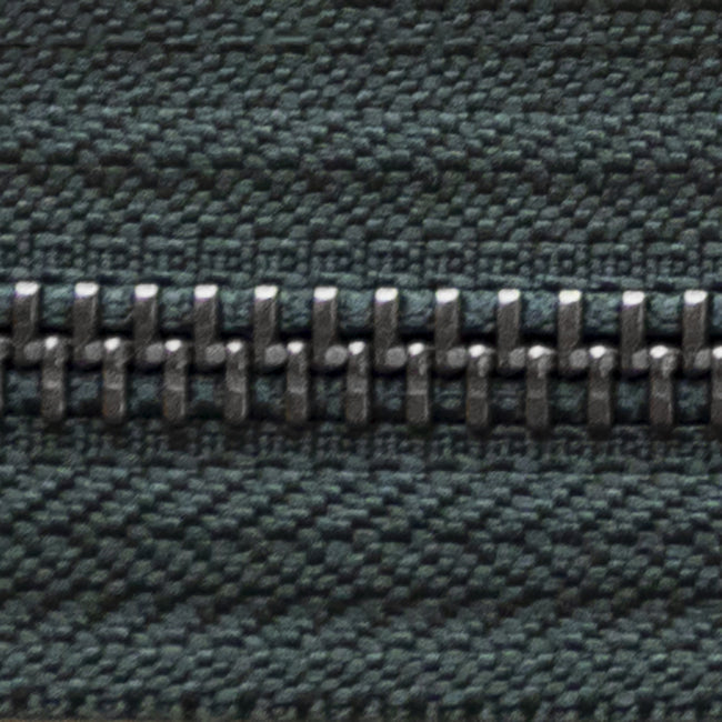 dark green | both finishes |  zipper swatch