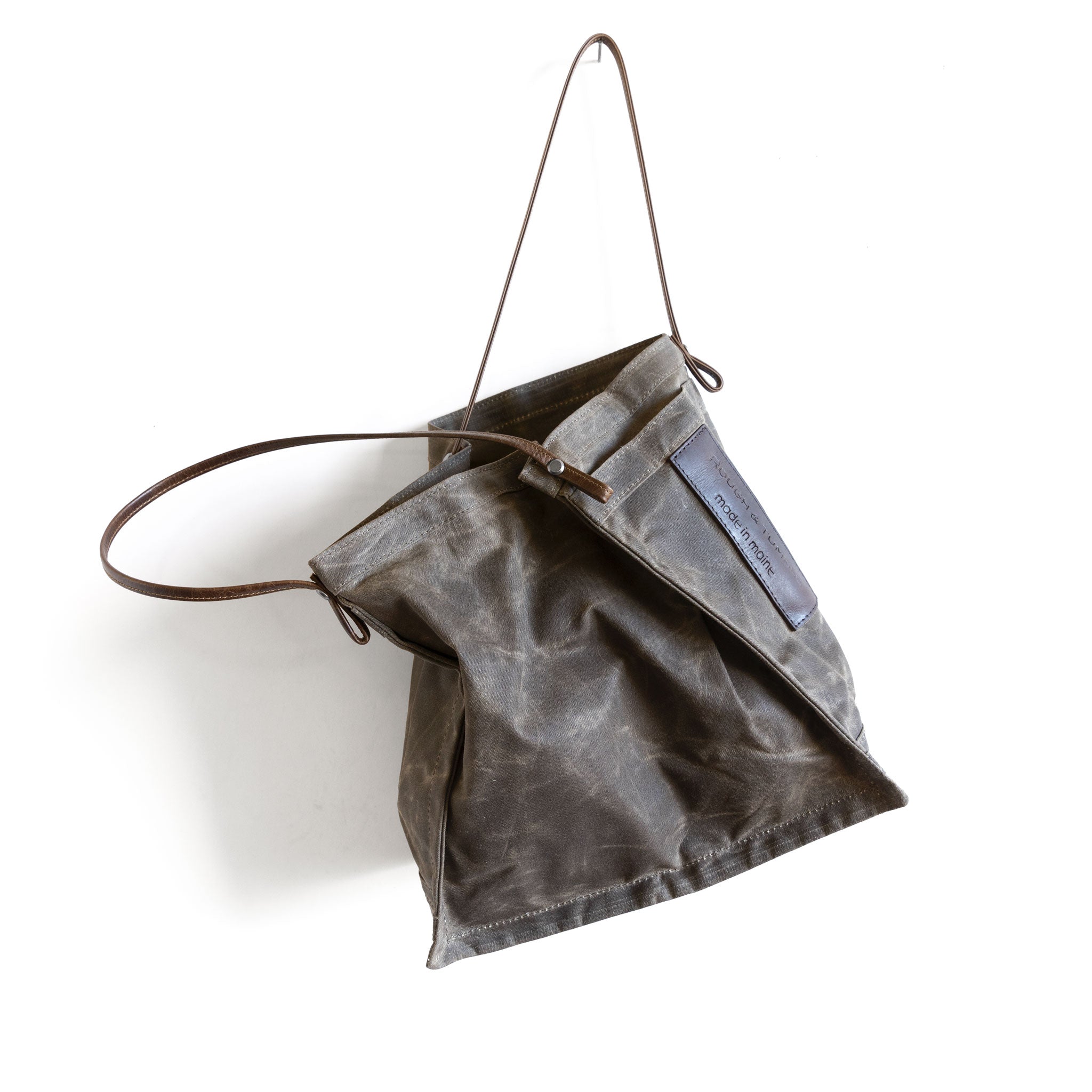 dark oak waxed canvas