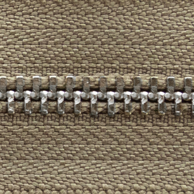 mocha | nickel | zipper swatch