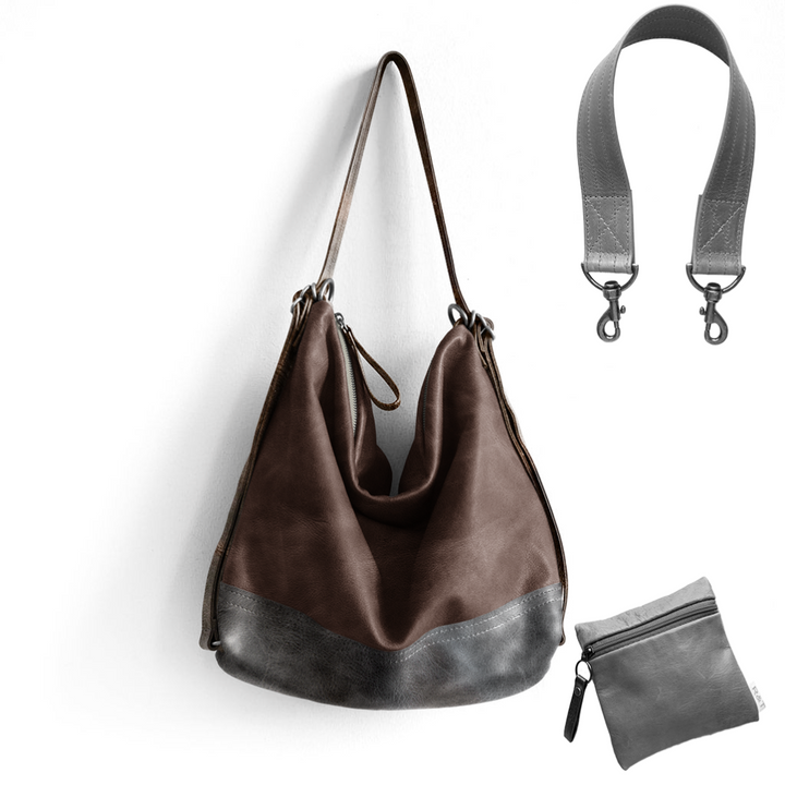 Custom Adjustable Hobo | Leather Base - Customer's Product with price 436.00