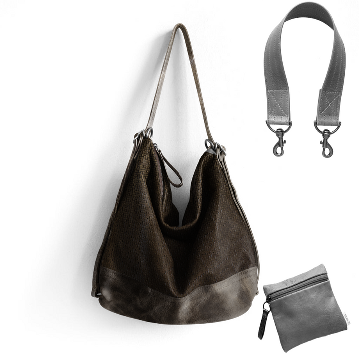 Custom Adjustable Hobo | Leather Base - Customer's Product with price 436.00
