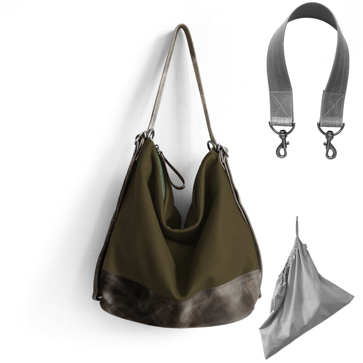 Custom Adjustable Hobo | Leather Base - Customer's Product with price 546.00