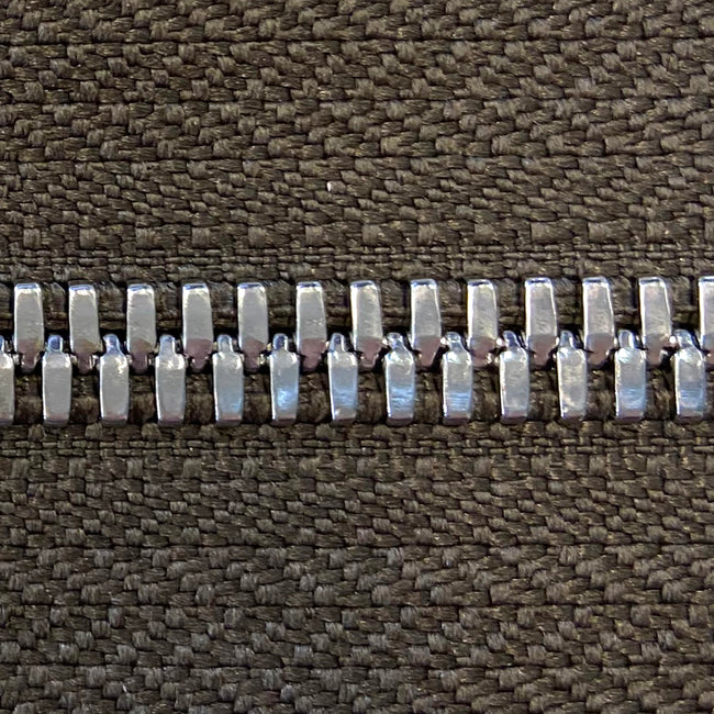 tusk | nickel | zipper swatch